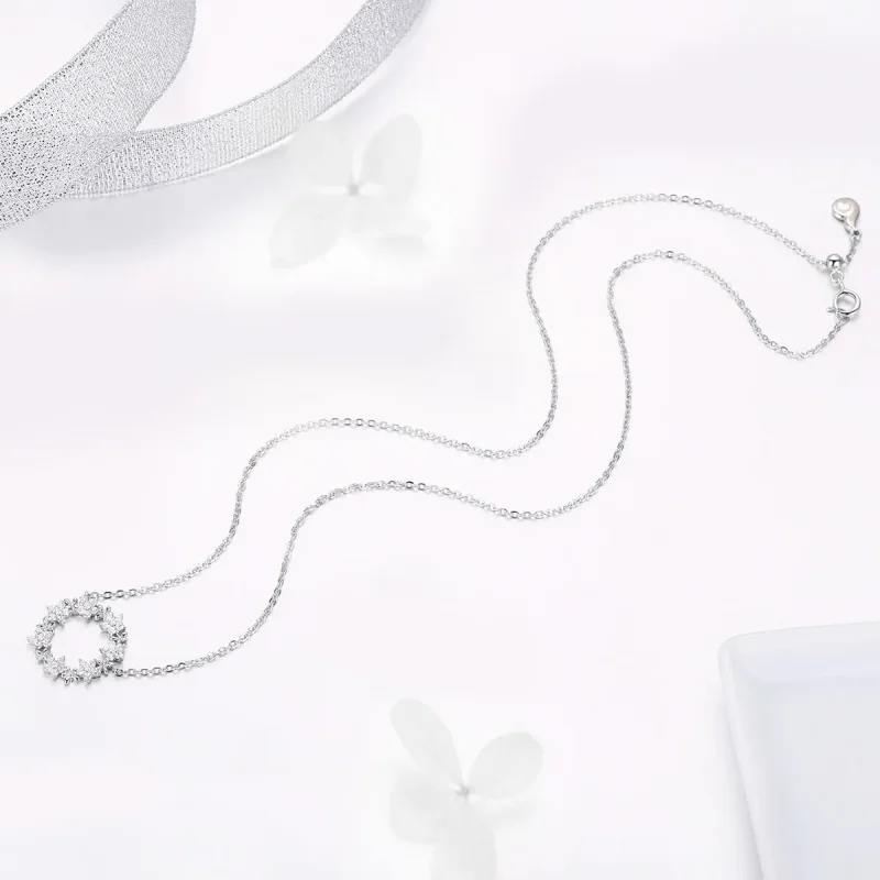 (kép) PANDORA típusú tele csillagokkal collier nyaklánc - BSN028 - Megtekintés 3