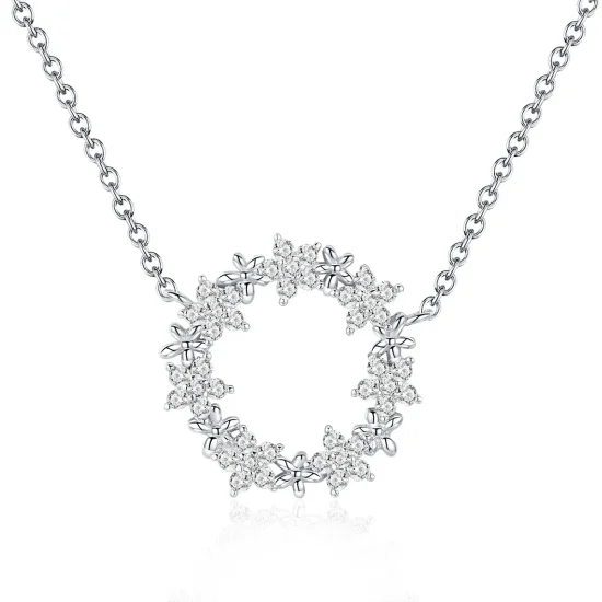 (kép) PANDORA típusú tele csillagokkal collier nyaklánc - BSN028