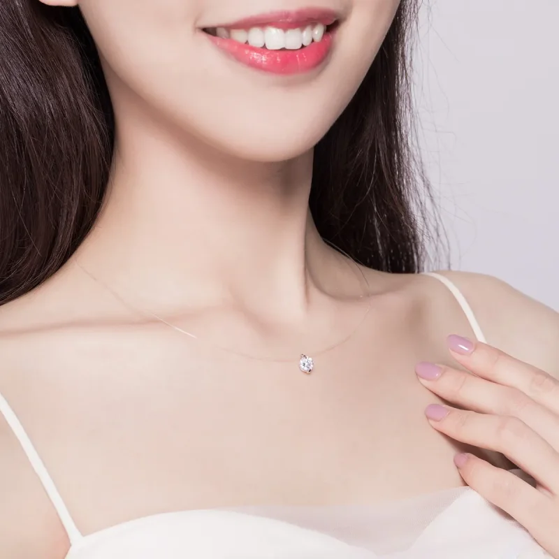 (kép) PANDORA típusú tiszta collier nyaklánc - SCN332 - Megtekintés 5
