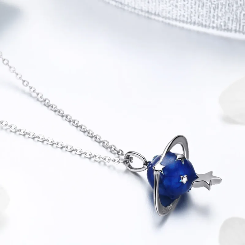 (kép) PANDORA típusú titkos bolygó collier nyaklánc - BSN007 - Megtekintés 4