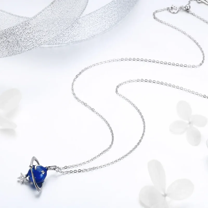 (kép) PANDORA típusú titkos bolygó collier nyaklánc - BSN007 - Megtekintés 5