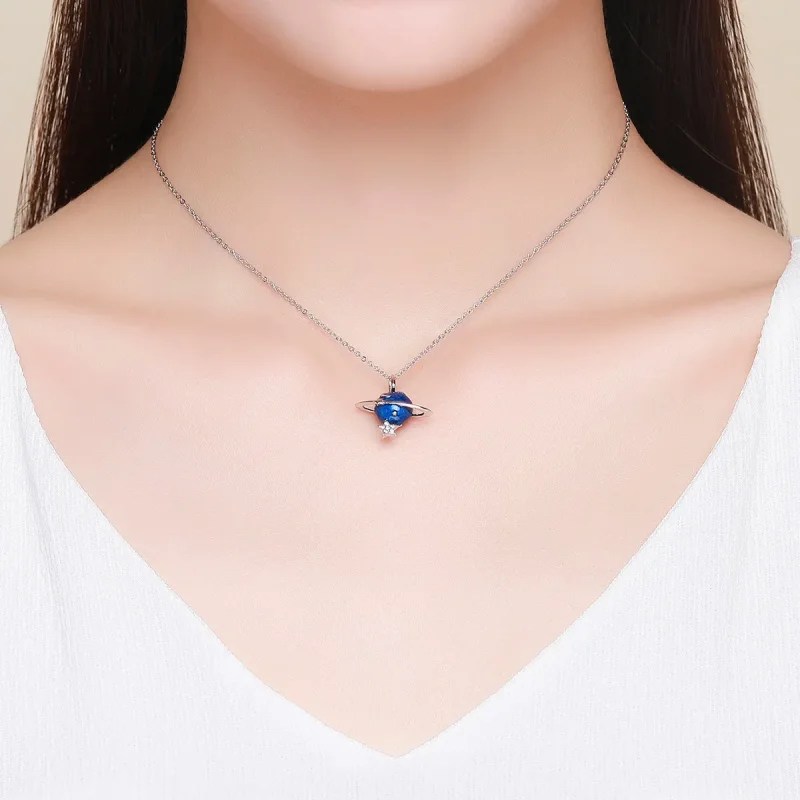 (kép) PANDORA típusú titkos bolygó collier nyaklánc - BSN007 - Megtekintés 6