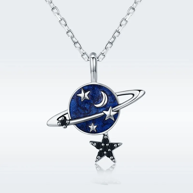 (kép) PANDORA típusú titokzatos bolygó collier nyaklánc - SCN230 - Megtekintés 3