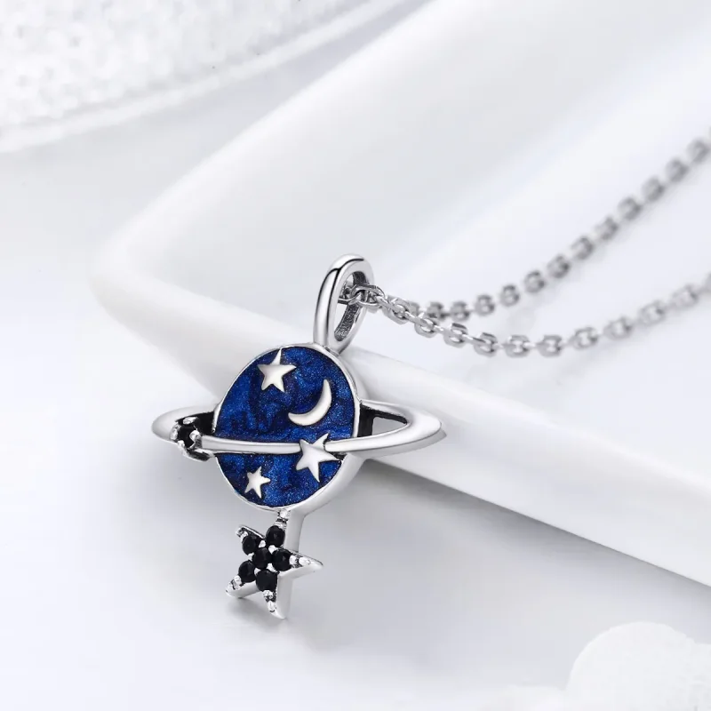 (kép) PANDORA típusú titokzatos bolygó collier nyaklánc - SCN230 - Megtekintés 5