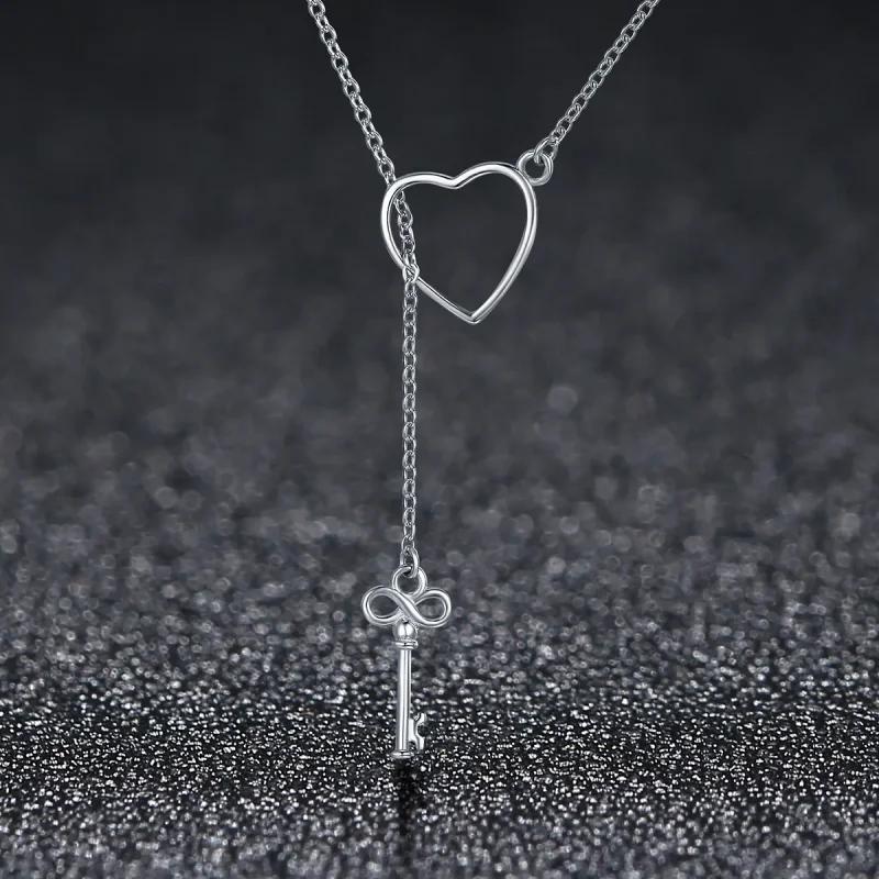(kép) PANDORA típusú tárd ki a szíved collier nyaklánc - SCN107 - Megtekintés 3