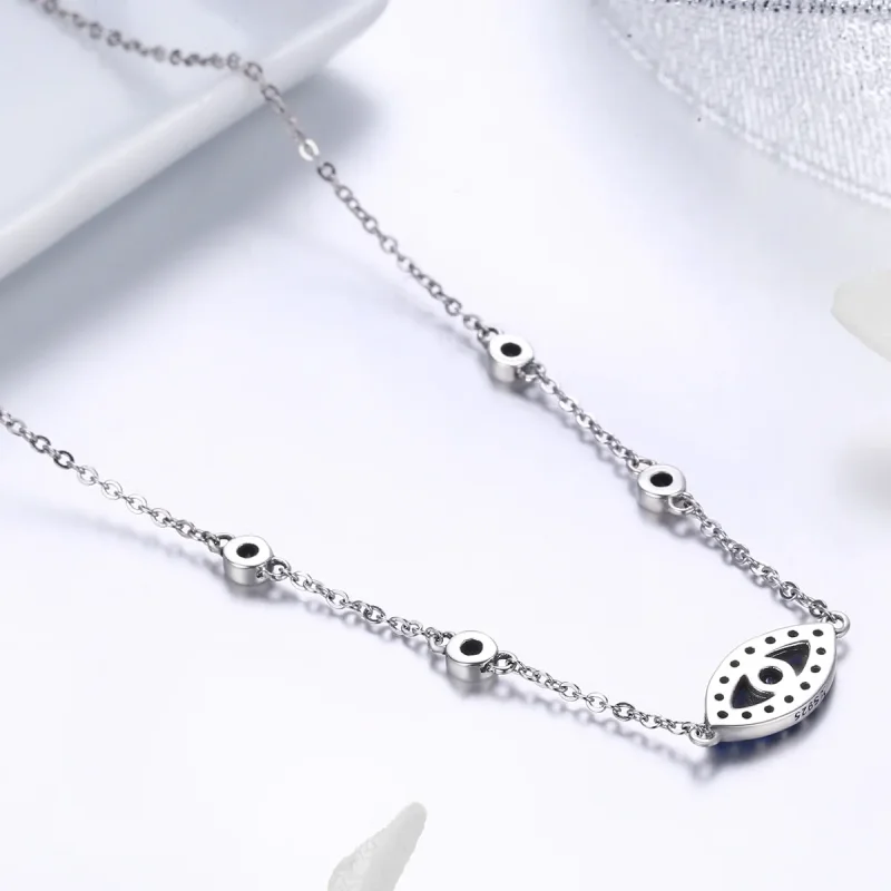 (kép) PANDORA típusú varázsszem collier nyaklánc - SCN300 - Megtekintés 4