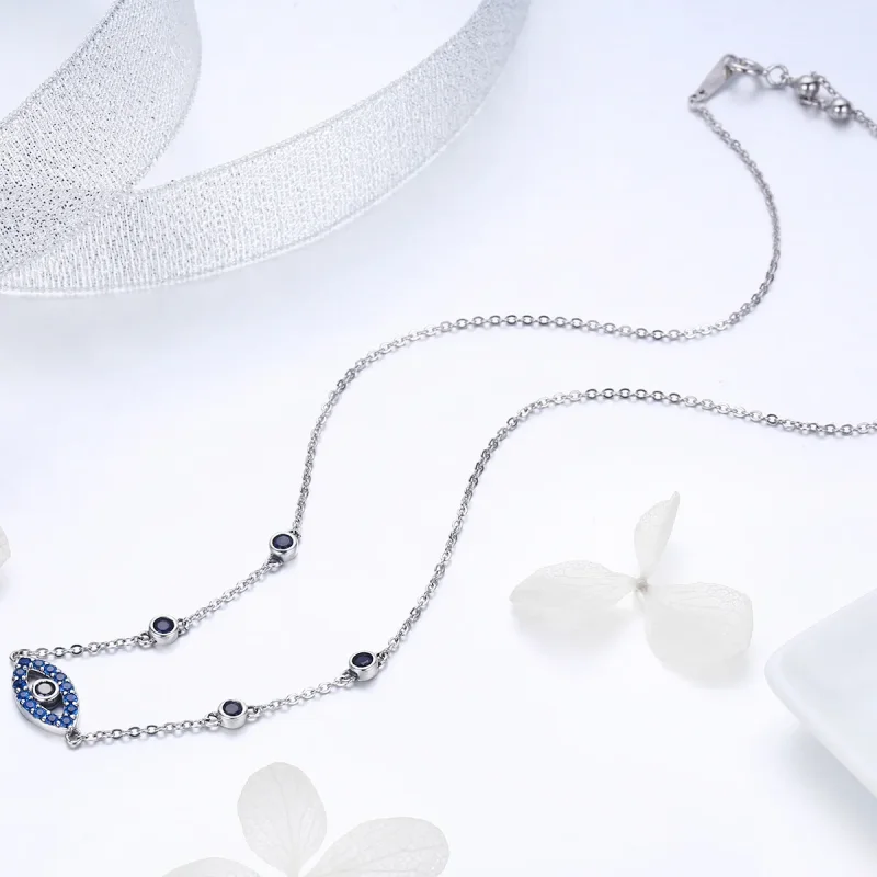 (kép) PANDORA típusú varázsszem collier nyaklánc - SCN300 - Megtekintés 5