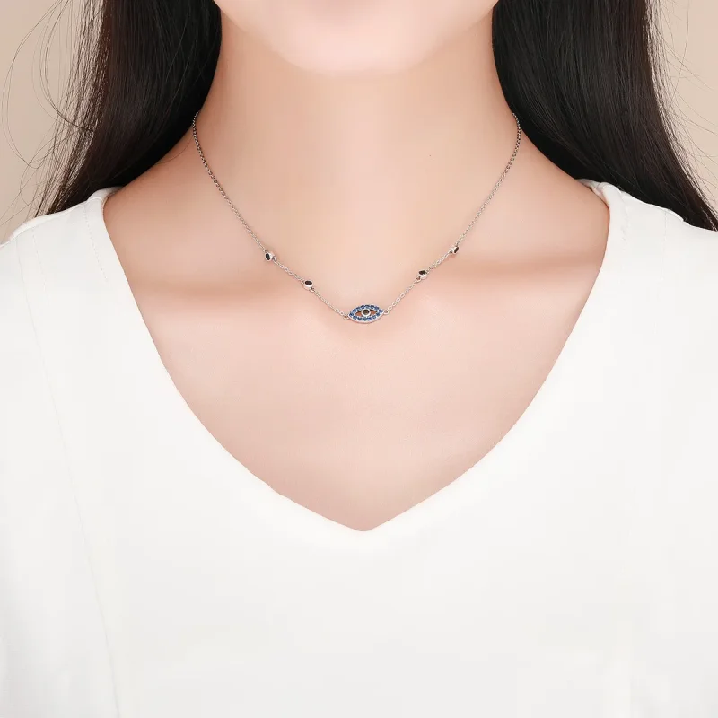 (kép) PANDORA típusú varázsszem collier nyaklánc - SCN300 - Megtekintés 6