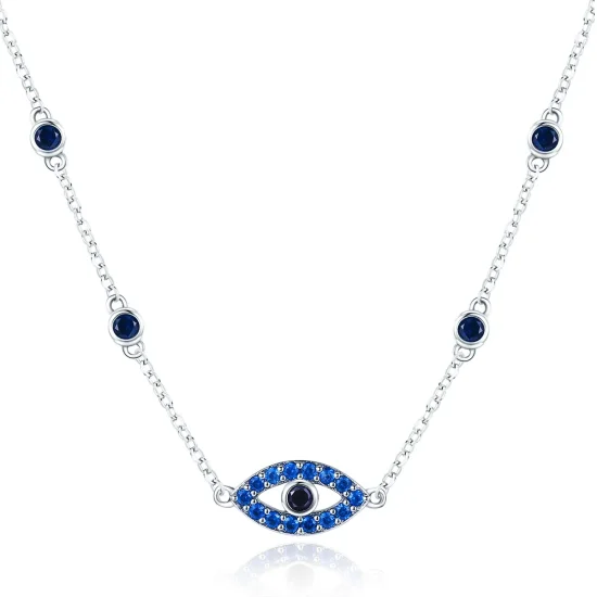 (kép) PANDORA típusú varázsszem collier nyaklánc - SCN300