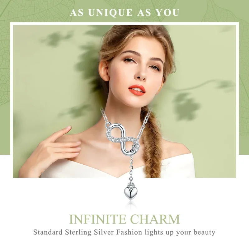 (kép) PANDORA típusú végtelen collier nyaklánc - SCN223 - Megtekintés 2