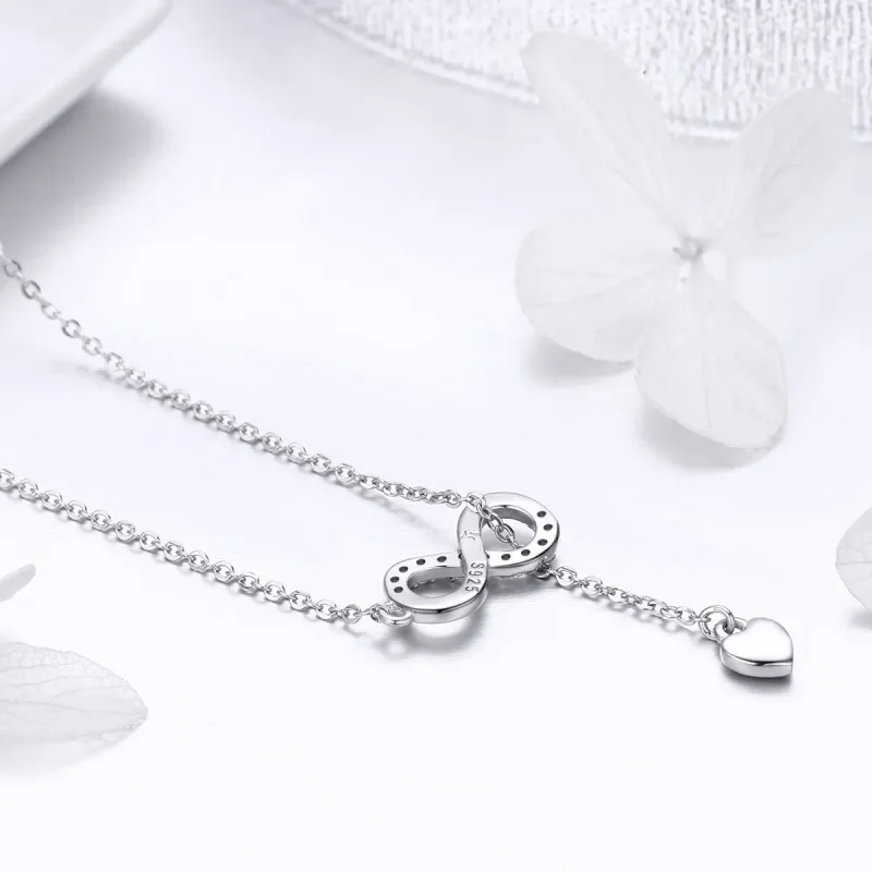 (kép) PANDORA típusú végtelen collier nyaklánc - SCN223 - Megtekintés 3