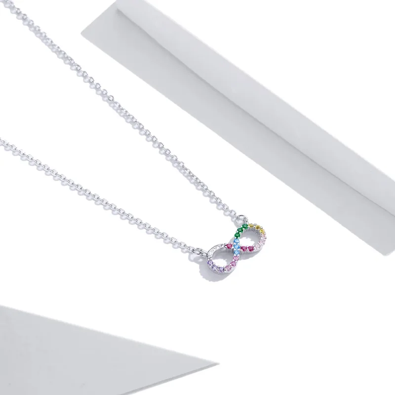 (kép) PANDORA típusú végtelen szimbólum collier nyaklánc - SCN402 - Megtekintés 3