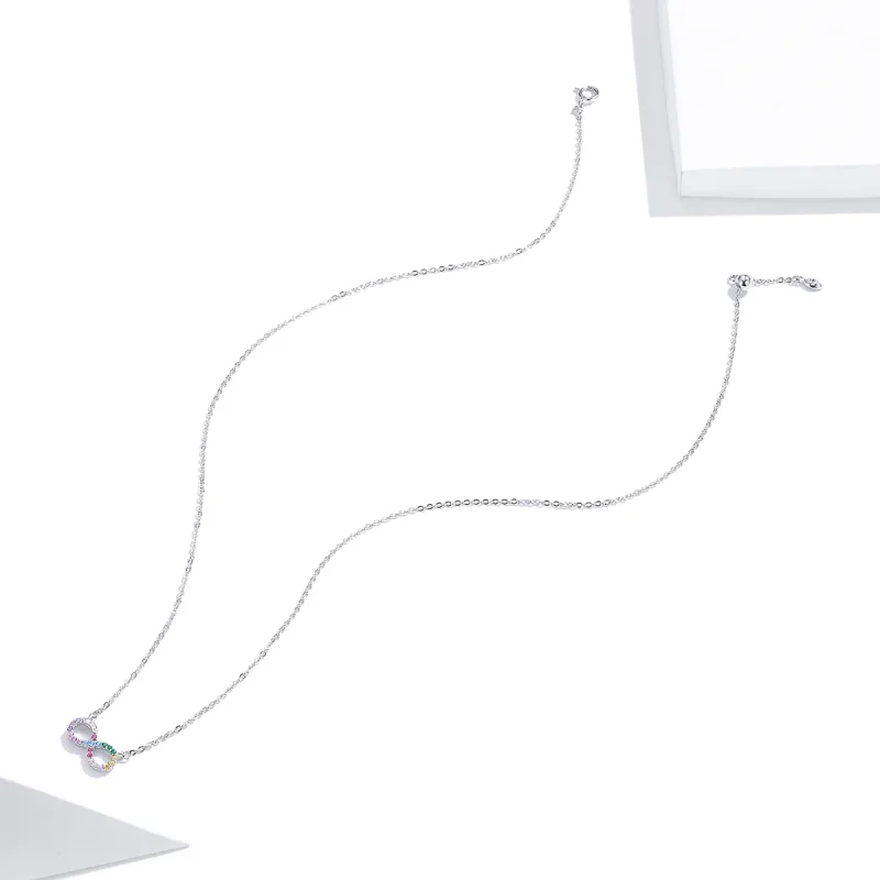 (kép) PANDORA típusú végtelen szimbólum collier nyaklánc - SCN402 - Megtekintés 4