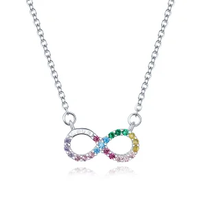 (kép) PANDORA típusú végtelen szimbólum collier nyaklánc - SCN402