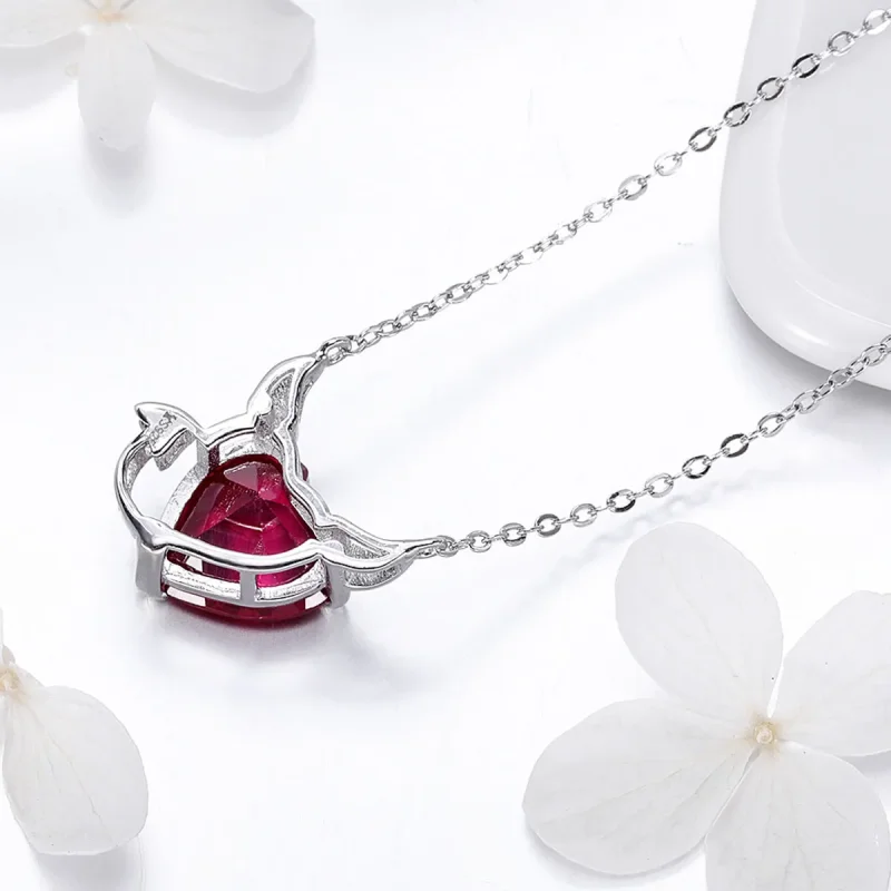 (kép) PANDORA típusú vörös ördög collier nyaklánc - SCN286 - Megtekintés 4