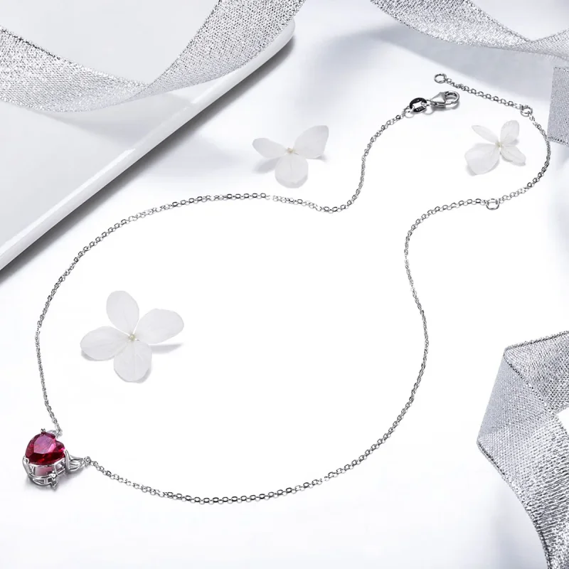 (kép) PANDORA típusú vörös ördög collier nyaklánc - SCN286 - Megtekintés 5
