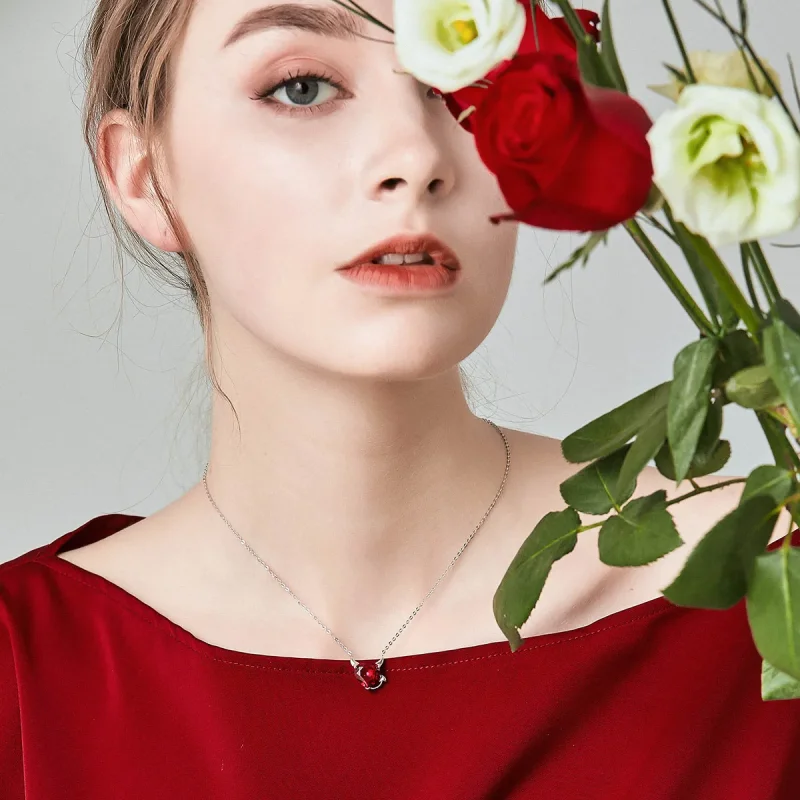 (kép) PANDORA típusú vörös ördög collier nyaklánc - SCN286 - Megtekintés 6