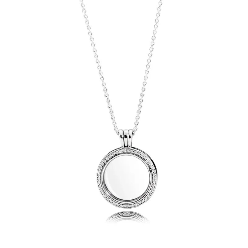 (kép) Csillogó PANDORA lebegő medál - 396484CZ-60