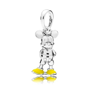 PANDORA ezüst függő charm, Disney, Klasszikus Mickey (kép) PANDORA ezüst függő charm, Disney, Klasszikus Mickey