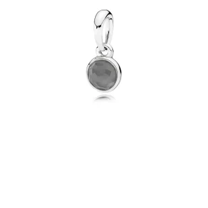 PANDORA ezüst függő charm, Június Vízcseppek (kép) PANDORA ezüst függő charm, Június Vízcseppek