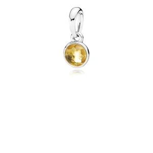 PANDORA ezüst függő charm, November Vízcseppek (kép) PANDORA ezüst függő charm, November Vízcseppek