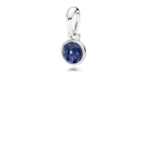PANDORA ezüst függő charm, Szeptember Vízcseppek (kép) PANDORA ezüst függő charm, Szeptember Vízcseppek