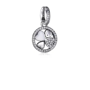 PANDORA ezüst függő charm, Szerelem szíve (kép) PANDORA ezüst függő charm, Szerelem szíve