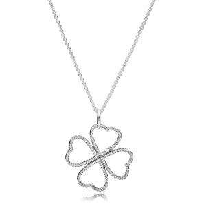 (kép) PANDORA Heart clover silver pendant