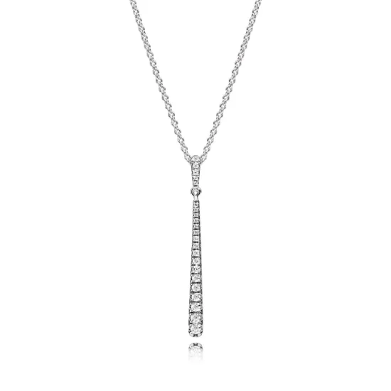 (kép) PANDORA Hullócsillag nyaklánc - 396354CZ-60