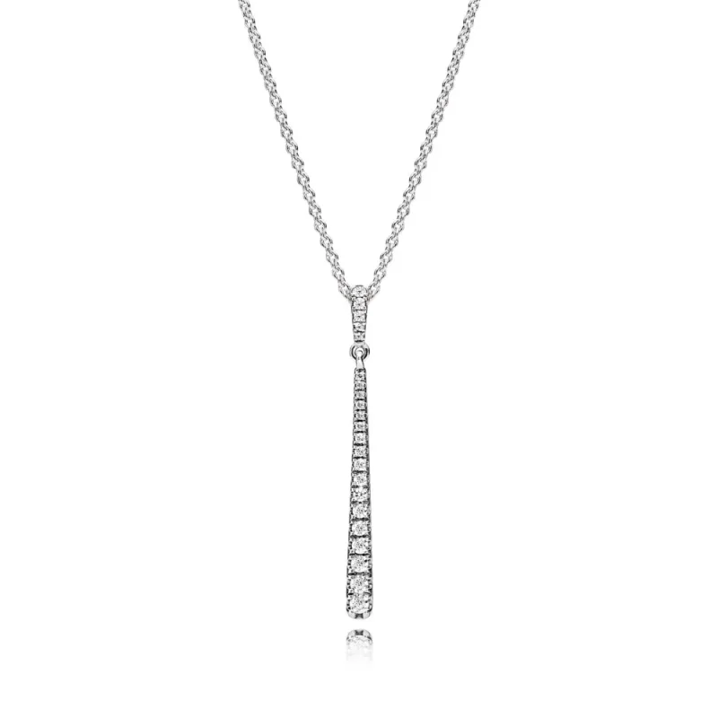 (kép) PANDORA Hullócsillag nyaklánc - 396354CZ-60