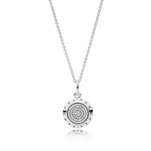 (kép) PANDORA ikonikus nyaklánc és medál - 390375CZ-70