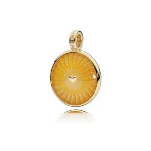 (kép) PANDORA Shine függő charm, Napsugarak