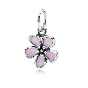 (kép) PANDORA Sterling ezüst medál rózsaszín tűzzománccal - 390347EN40