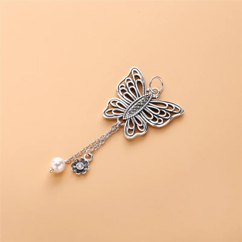 (kép) PANDORA Sterling ezüst, pirit, pezsgőszínű cirkónia - 390352CCZ - Megtekintés 2
