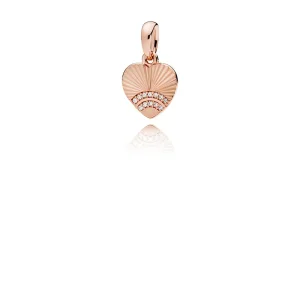 PANDORA Vintage szívalakú legyező - 387286CZ (kép) PANDORA Vintage szívalakú legyező - 387286CZ