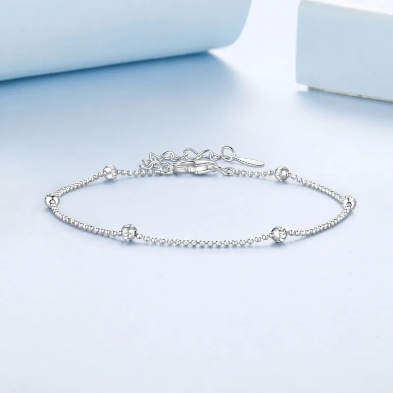 (kép) PANDORA Stílus Textúrázott Szemkékállomás Sterling Ezüst Láncolt Karomhang - BSB - Megtekintés 3