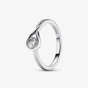 Pandora Infinite Lab-grown Diamond Ring 0.25 carat tw Sterling Silver - 199442C01 (kép) Pandora Infinite Lab-grown Diamond Ring 0.25 carat tw Sterling Silver - 199442C01