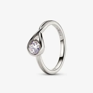 (kép) Pandora Infinite Lab-grown Diamond Ring 0.50 carat tw 14k White Gold - 159447C01