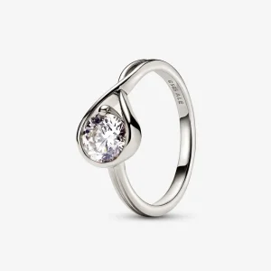 (kép) Pandora Infinite Lab-grown Diamond Ring 1.00 carat tw 14k White Gold - 159451C01