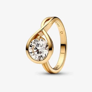 (kép) Pandora Infinite Lab-grown Diamond Ring 2.00 carat tw 14k Gold - 152414C01