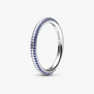 Pandora ME kék pavé gyűrű - 199679C03 (kép) Pandora ME kék pavé gyűrű - 199679C03