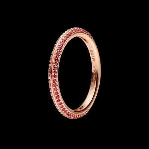 Pandora ME vörös pavé gyűrű - 189679C02 (kép) Pandora ME vörös pavé gyűrű - 189679C02