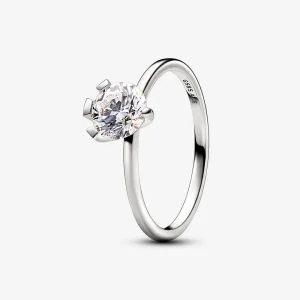 (kép) Pandora Nova Lab-grown Diamond Ring 1.00 carat tw 14k White Gold - 152895C01