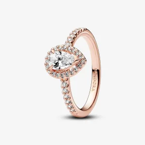 Pandora Szikrázó körte glória gyűrű - 182835C01 (kép) Pandora Szikrázó körte glória gyűrű - 182835C01