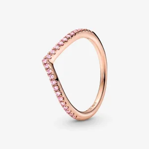 Pandora Timeless rózsaszín csillogó kívánság gyűrű - 186316C02 (kép) Pandora Timeless rózsaszín csillogó kívánság gyűrű - 186316C02