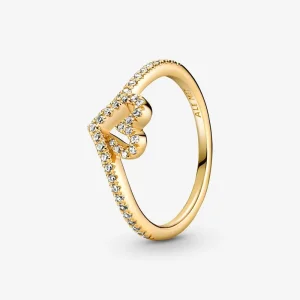 (kép) Pandora Timeless szikrázó szív kívánság gyűrű - 169302C01