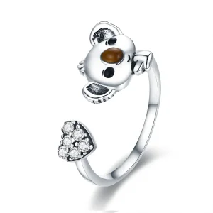 PANDORA típusú aranyos tündér nyitott gyűrű - SCR355 (kép) PANDORA típusú aranyos tündér nyitott gyűrű - SCR355