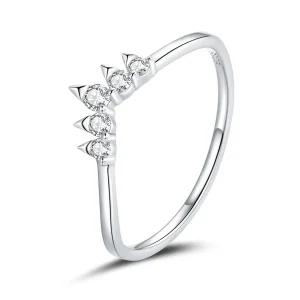 PANDORA típusú crown hercegnő gyűrű - SCR686 (kép) PANDORA típusú crown hercegnő gyűrű - SCR686