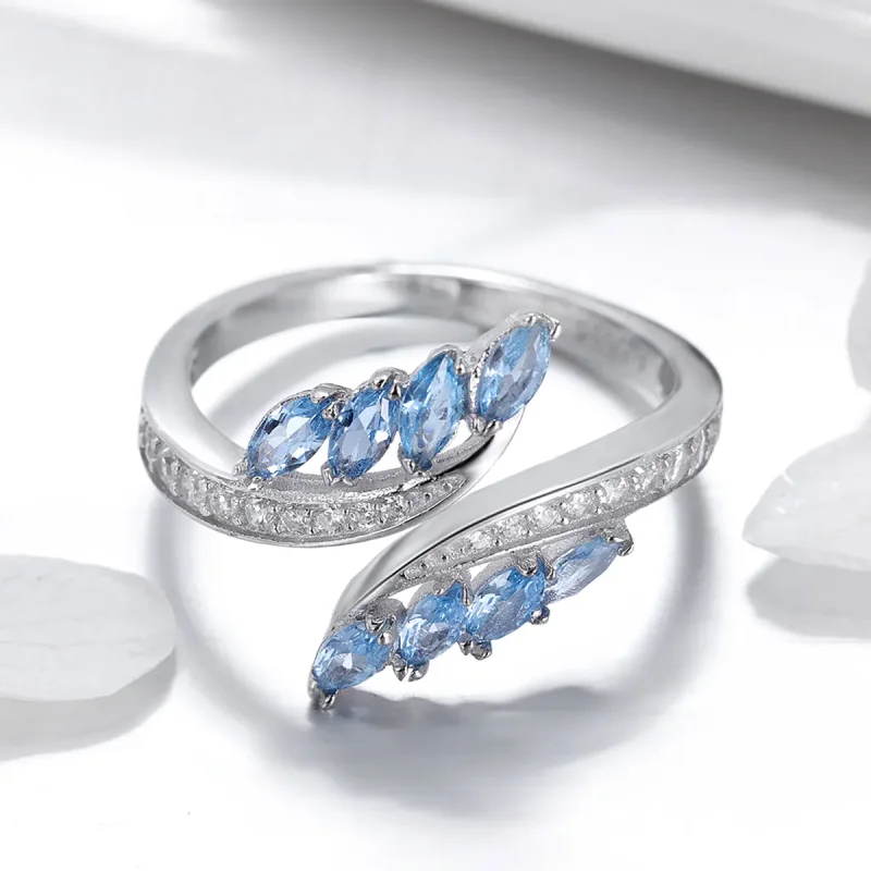 (kép) PANDORA típusú Elegáns fűzfa ág nyitott gyűrű - BSR005 - Megtekintés 2
