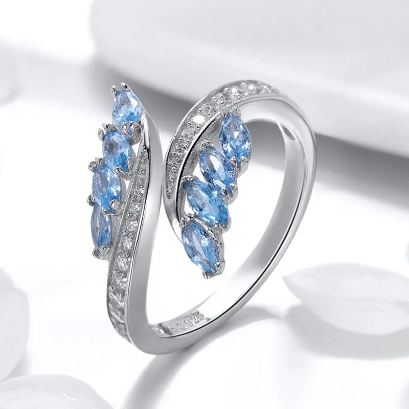 (kép) PANDORA típusú Elegáns fűzfa ág nyitott gyűrű - BSR005 - Megtekintés 3